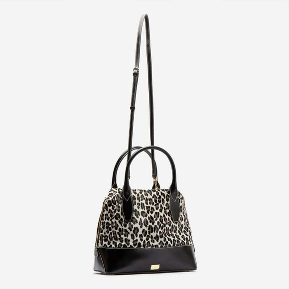 Frances Valentine Kate Spade Abby Tote Haircalf Snow Leopard MSRP $678 NEW - Picture 3 of 8